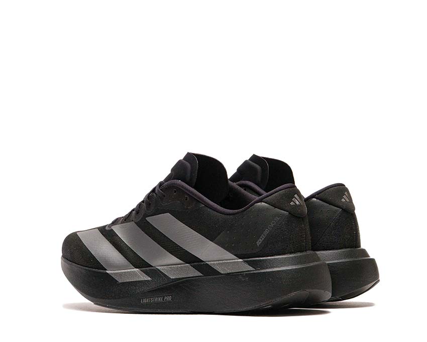 Adidas Adizero Evo SL Iron detail — breathable mesh upper