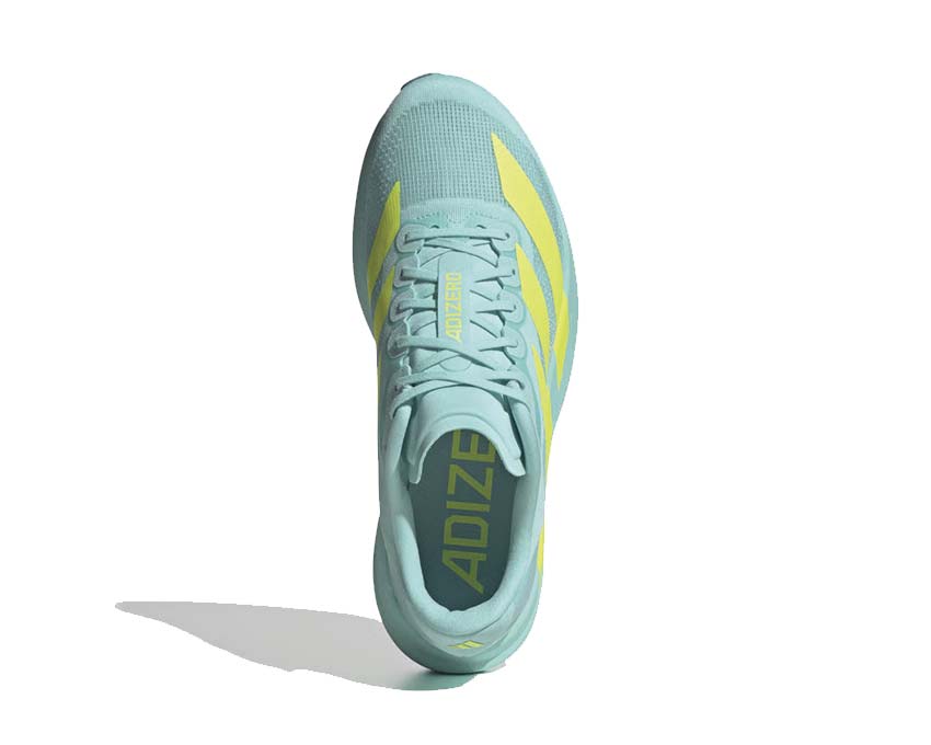 Adidas Adizero Evo SL Flash Aqua — Draufsicht