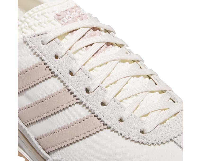 Adidas SL 72 OG W Off White Wonder Taupe detalle — parte superior serraje taupe y mesh