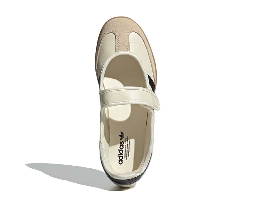 Adidas Samba Jane Cream White — vista posteriore tallone Gum Core Black