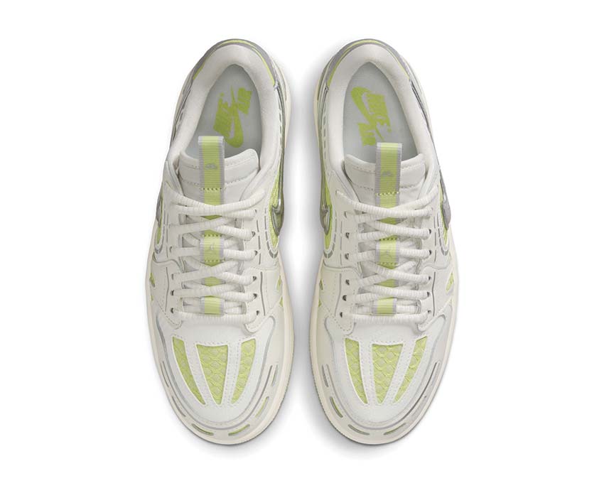 Air Jordan 1 MM Low V3 W Sail/Luminous Green-Metallic Silver HQ2186-130