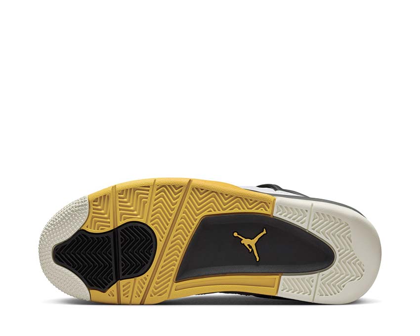 Jordan Air Jordan 4 Retro Vivid Sulfur — vue de face unisexe jaune