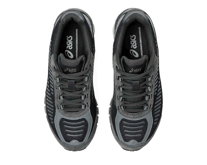 Asics Gel Quantum 360 I Amp Graphite Grey Black détail — cage et marquage discret