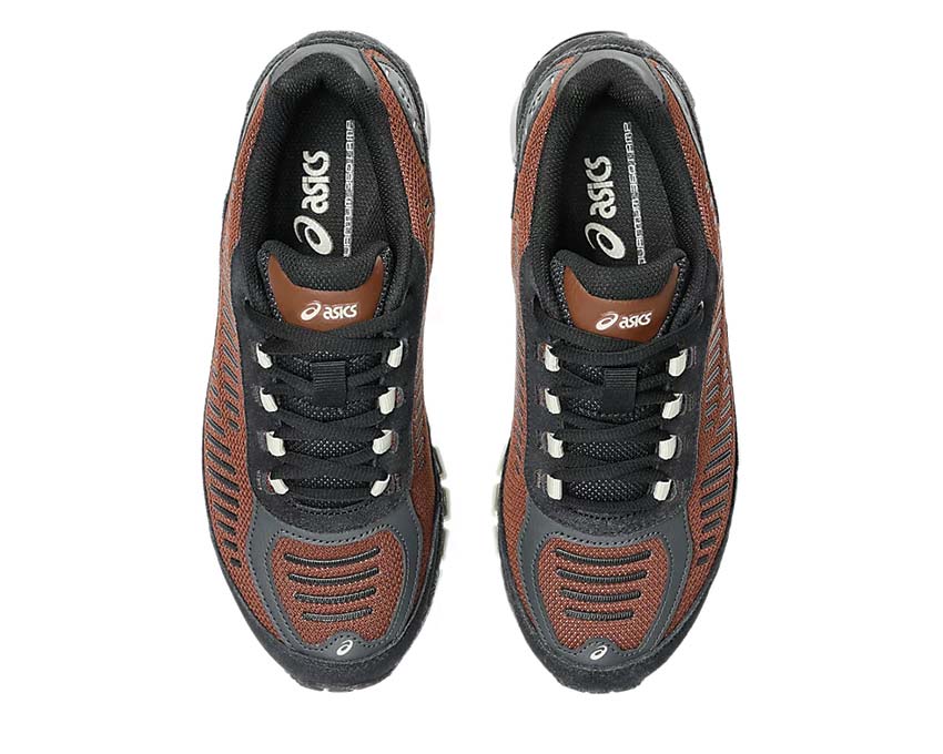 Asics Gel Quantum 360 I Amp Reddish Brown détail — cage et marquage discret