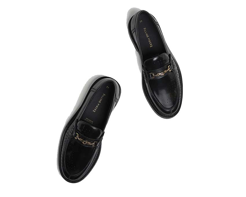 Filling Pieces Loafer Gradient Black détail — finitions premium