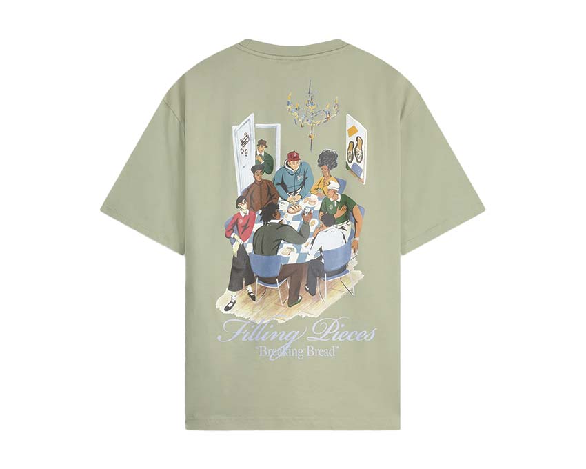 Filling Pieces T-shirt Supper Tea vue — t-shirt beige coton supper Amsterdam
