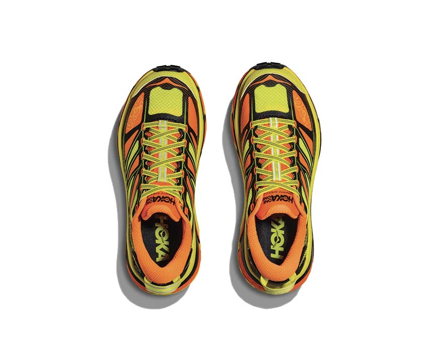 HOKA Mafate Speed 2 Electric Tanger detalle — material premium