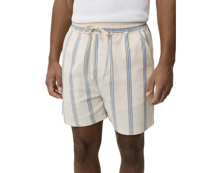 Les Deux Lawson Stripe Shorts coloris 211 détail — rayures et finitions