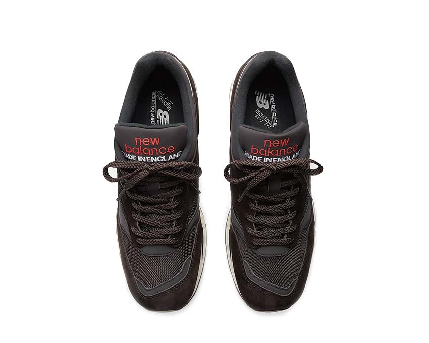 New Balance 1500 Made in UK Black Coffee détail — finitions artisanales Made in UK