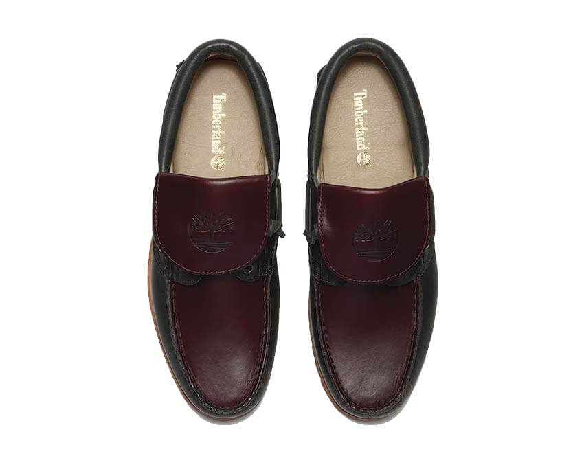 Timberland Authentic Nu-Flip Tongue dettaglio — linguetta e finiture nubuck uomo