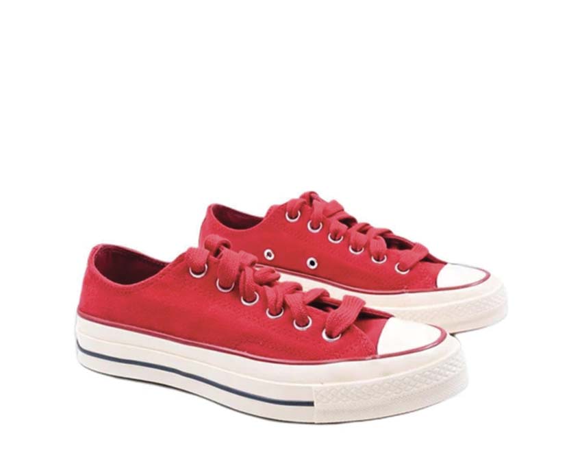 Converse Chuck 70 Days Ahead/Natural Ivory Seitenansicht — naturelfarbenes Segeltuch niedriger Schaft