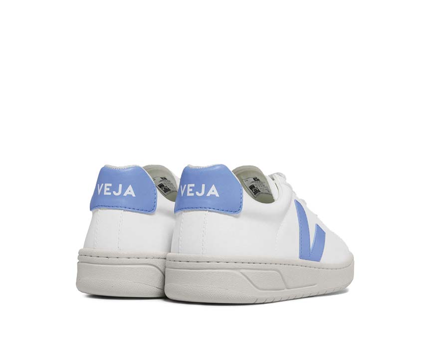 Veja Urca White/Aqua suela — suela caucho natural
