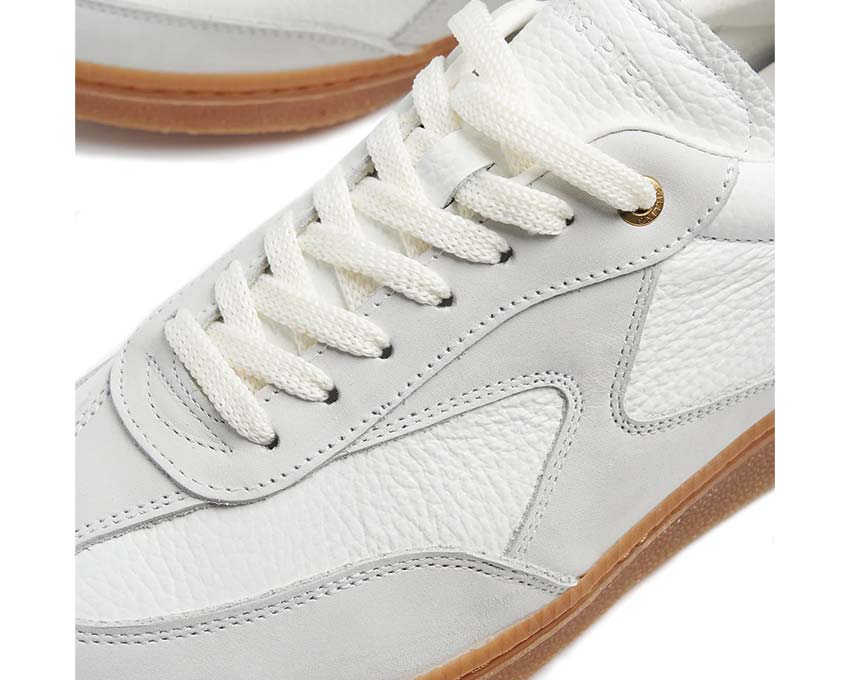 Filling Pieces Sprinter Dice White detail — contrasting stitching premium finish