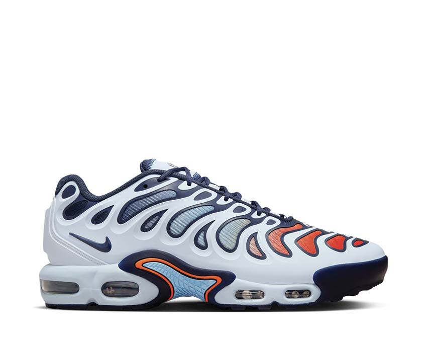nike tuned white blue