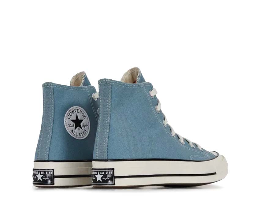 Converse Chuck 70 Hi Cocoon Blue Egret sole — white vulcanized sole