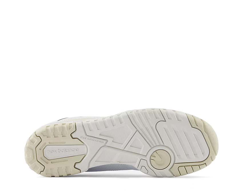 suola — New Balance 550 donna cupsole vulcanizzata bianco lino basket
