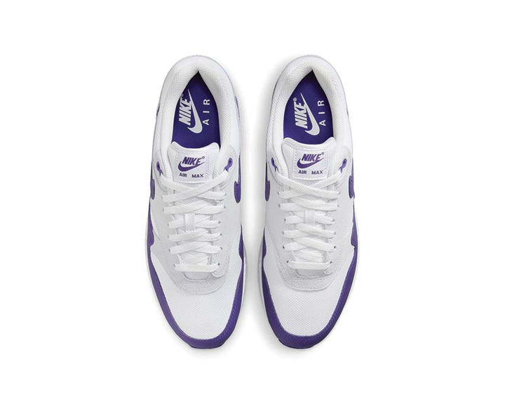 Nike Air Max 1 SC White / Field Purple - Football Grey - Black DZ4549-101