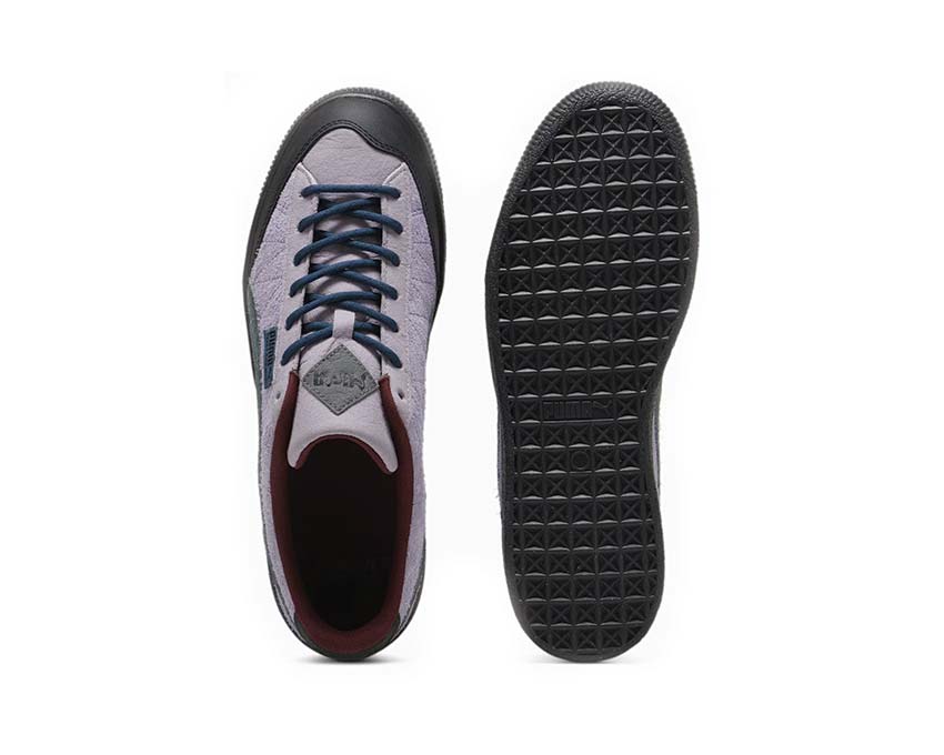 Puma Clyde Lavender Shock Ocean Tropic suola — suola gum vintage Puma
