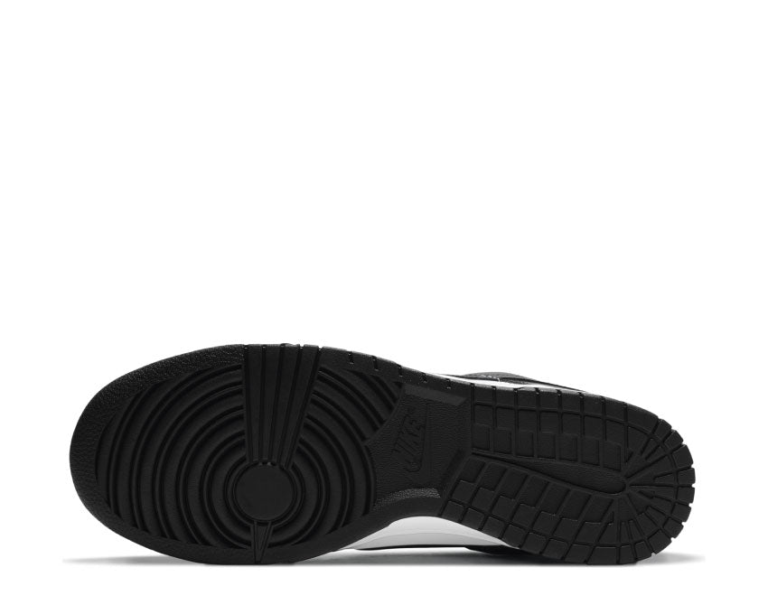 Nike Dunk Low Retro Panda White Black — rear view panda colorway