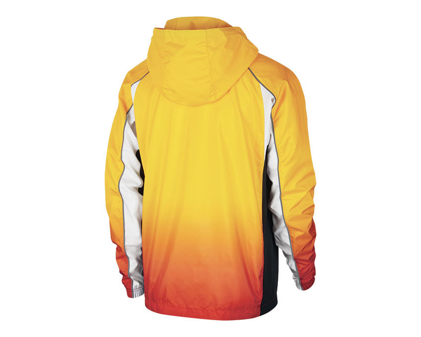 Nike NRG TN Track Jacket HD Orange detalle — tejido técnico naranja HD