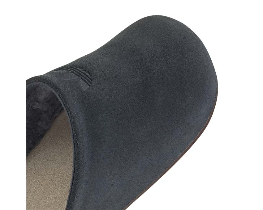 Adidas Adimule Aurora Ink vista laterale — profilo mule aperto