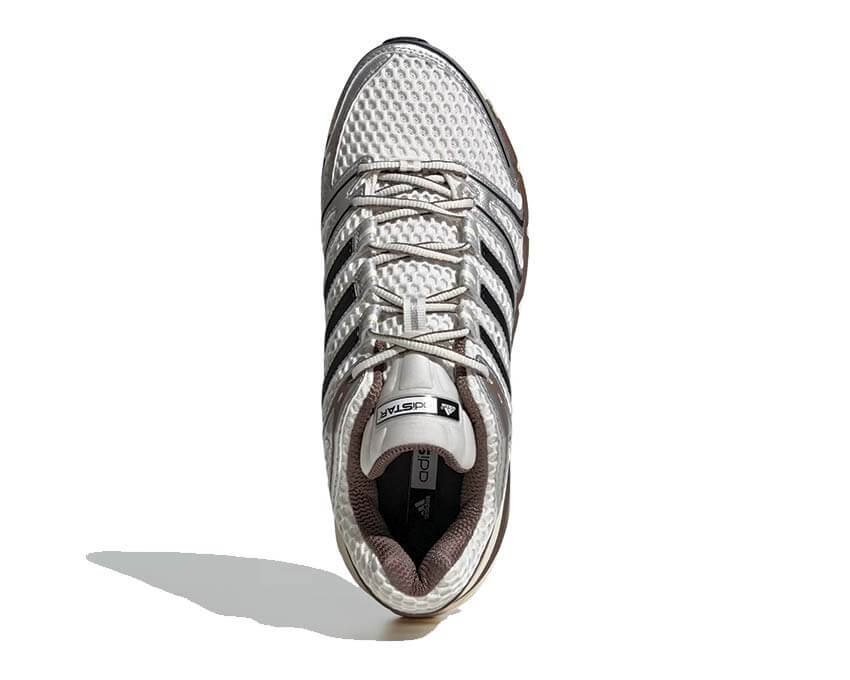 Adidas Adistar Control 5 Cloud White — vue avant running blanc performance