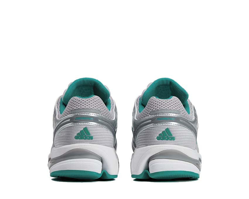 Adidas Adistar Control 5 x Sporty & Rich White detail — Sporty & Rich embroidery