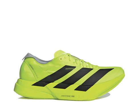 Adidas Adizero Adios Pro 4 Lucid Lemon — chaussure running compétition plaque carbone