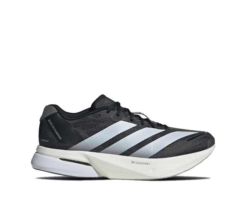 Adidas Adizero Boston 13 White Stripes — chaussure running homme légère