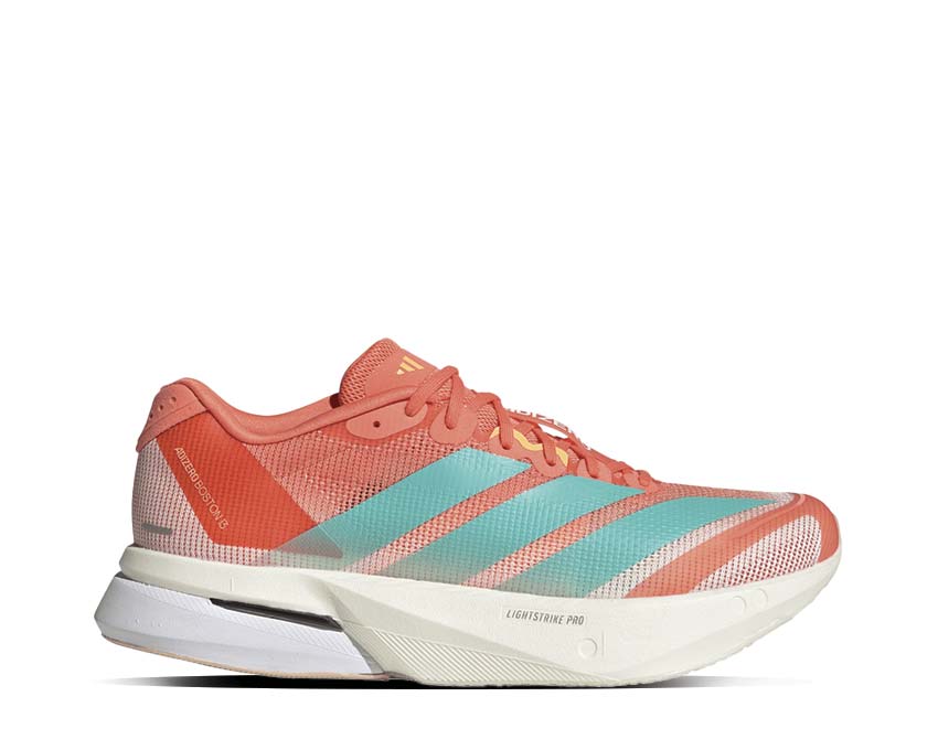Adidas Adizero Boston 13 W Flash Orange — chaussure running femme légère