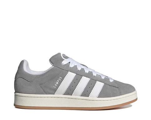 Adidas Campus 00s Grey Three Cloud White — sneaker donna bassa in pelle