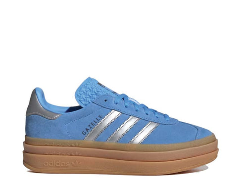 Adidas Gazelle Bold W Blue Burst — zapatilla mujer plataforma azul vivo