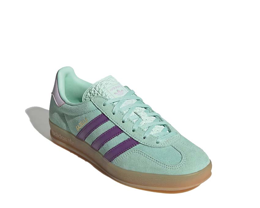 Adidas Gazelle Indoor W Clear Mint suela — suela de caucho plana vintage