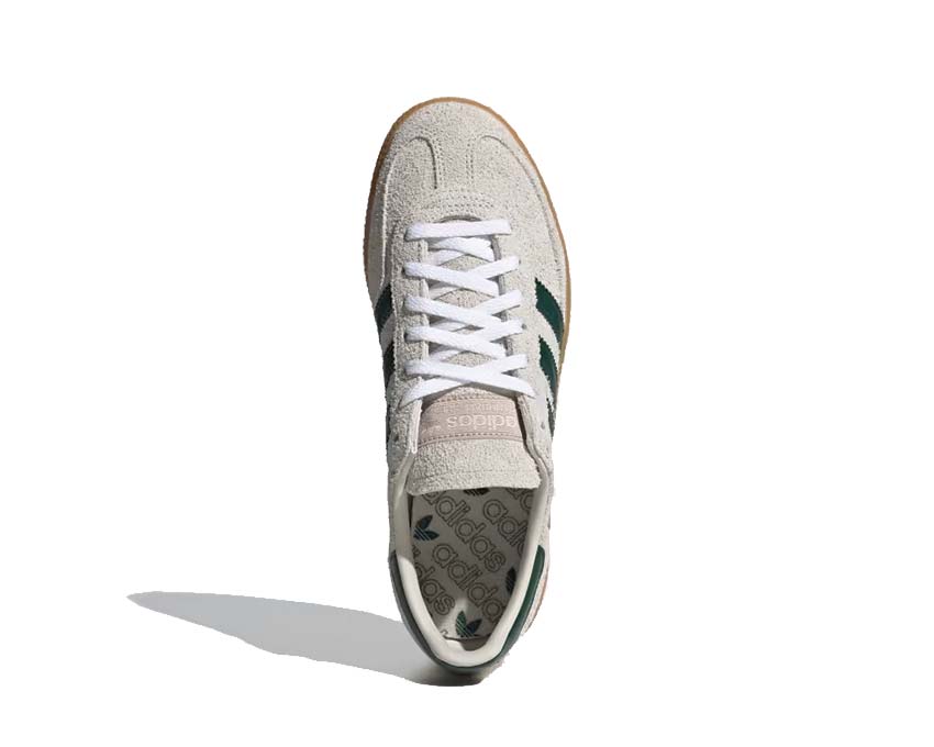 Adidas Handball Spezial Alumina détail — tige suède alumina collegiate green