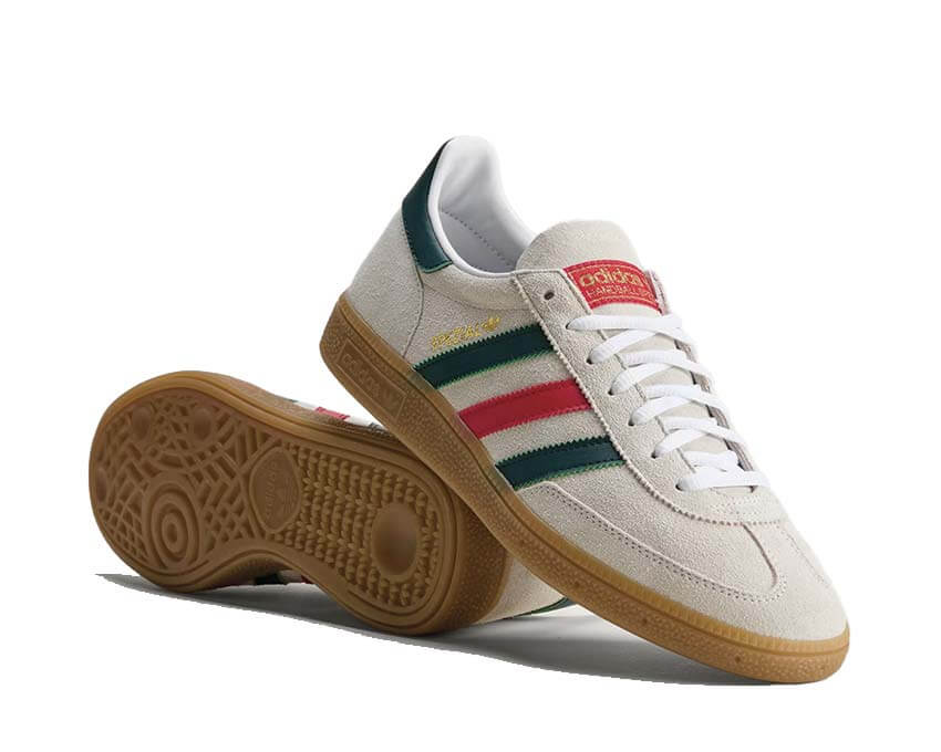 Adidas Handball Spezial Mexico vue latérale — tige daim trois bandes emblématiques