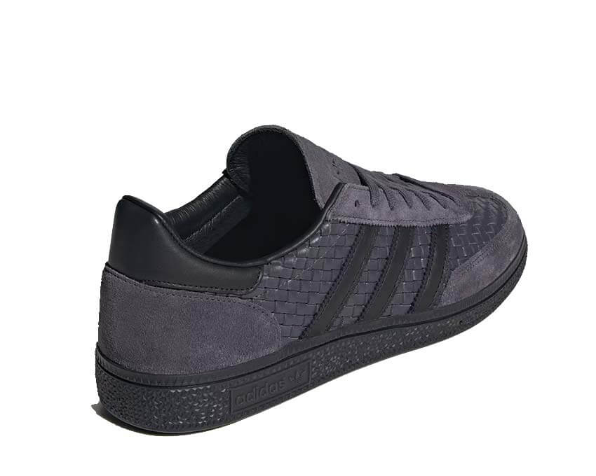 Adidas Handball Spezial Aurora Onix Grey détail — tige daim aurora bicolore