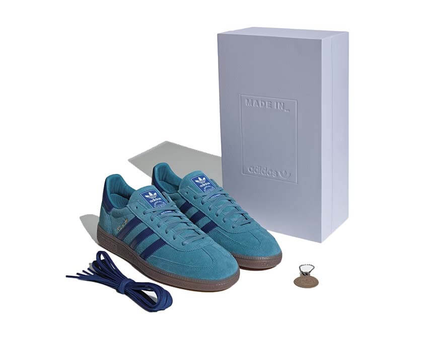 Adidas Handball Spezial Tactile Steel semelle — semelle caoutchouc Made in Germany