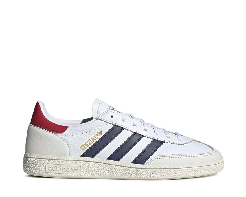 Adidas Handball Spezial Cloud White Shadow Navy — Damen Sneaker Leder Handball Vintage