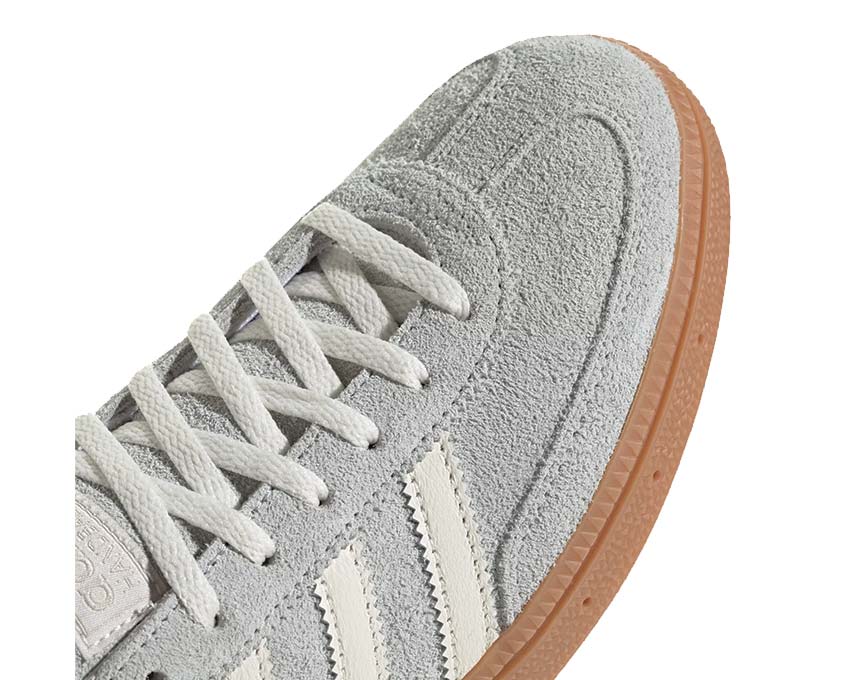 Adidas Handball Spezial W Wonder Silver vue latérale — reflets argentés métallisés
