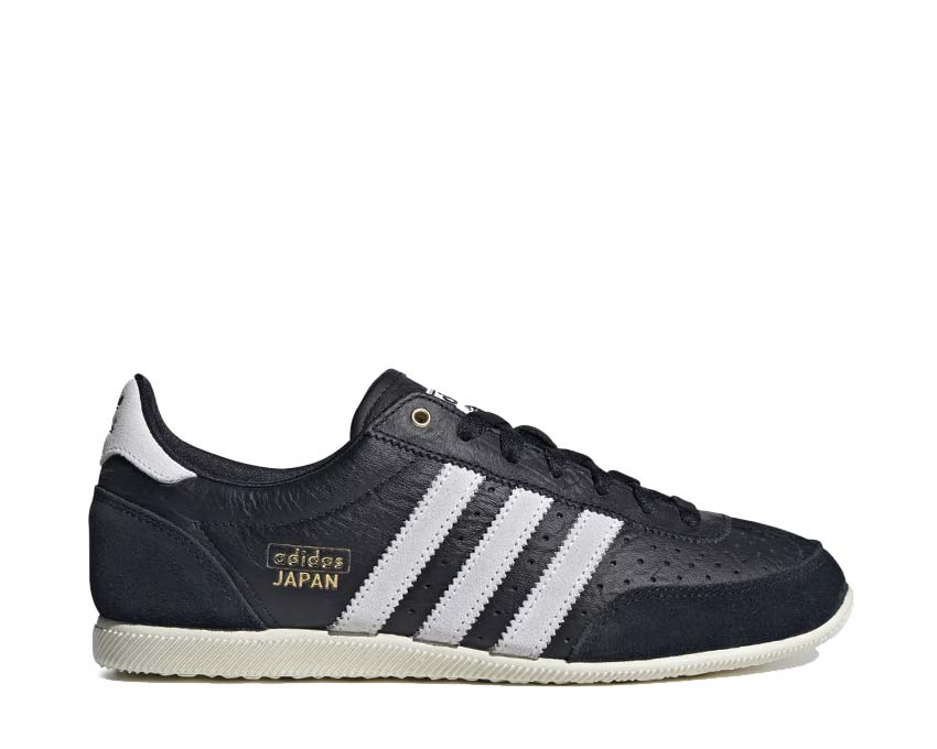 Adidas Japan W Core Black — sneaker femme noir et or classique