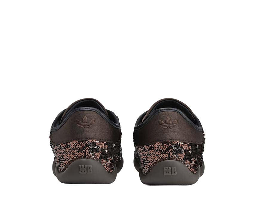 Adidas Karintha x Wales Bonner Sequin Dark Brown Sohle — flache leichte Laufsohle