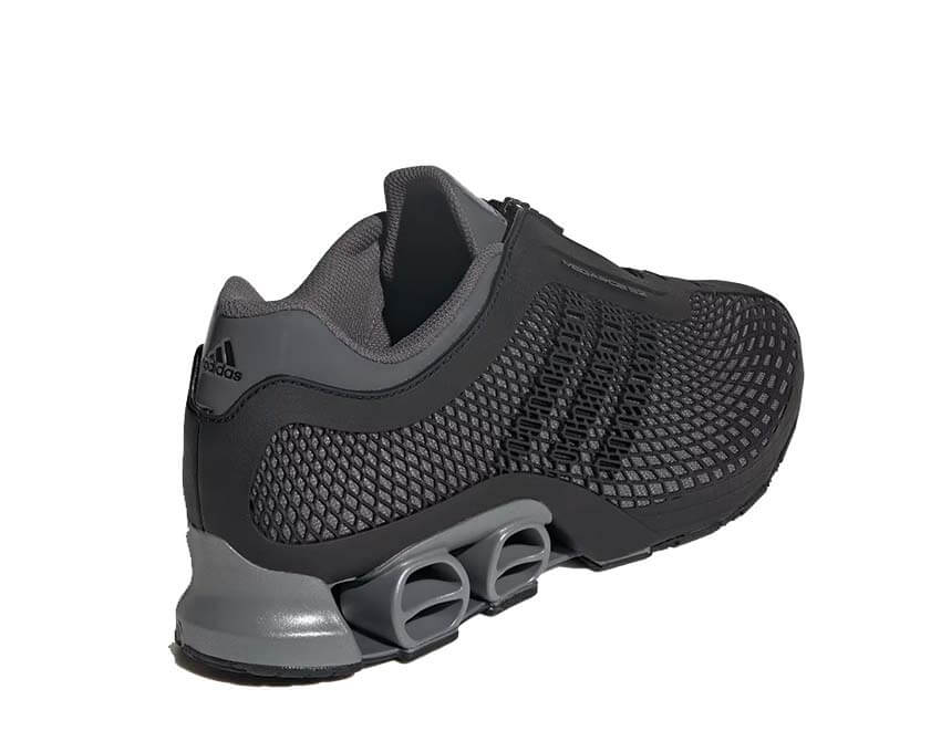 Adidas Megaride S2 Grey Five dettaglio — tomaia mesh tecnica grigia versatile