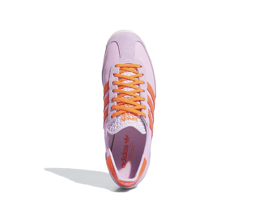 Adidas SL 72 OG Ice Lavender Detail — bestickte Zunge Adidas Logo