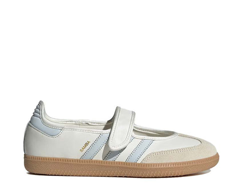 Adidas Samba Jane Cloud White — sneaker femme cuir blanc tige basse epurée
