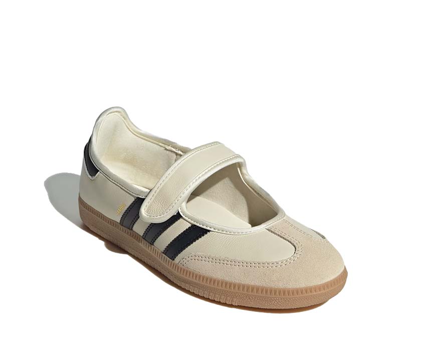 Adidas Samba Jane Cream White suola — suola Gum grip durevole