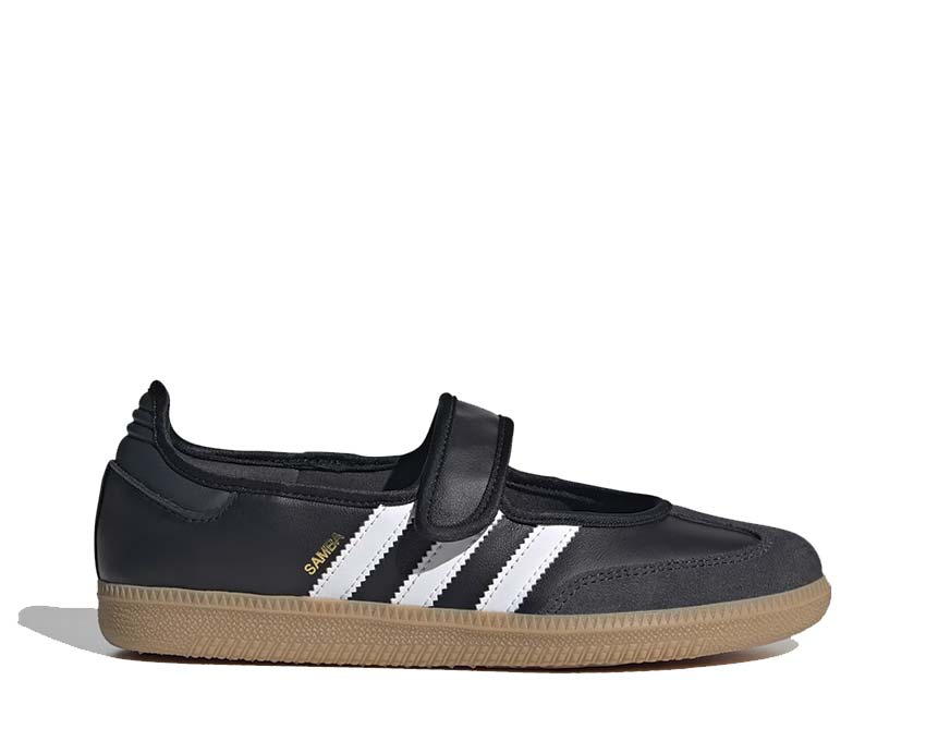 Adidas Samba Jane W Cloud White Carbon — women's leather sneaker white and black