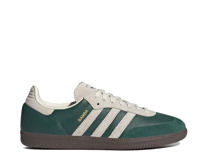 Adidas Samba OG Collegiate Green — sneaker femme cuir vert college