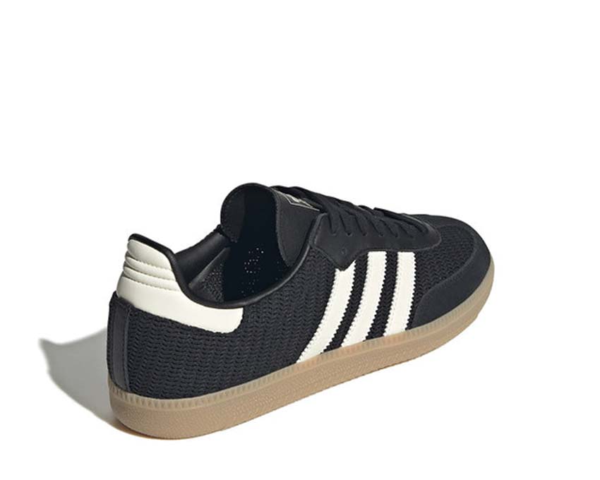 Adidas Samba OG Core Black semelle — semelle gomme signature Samba