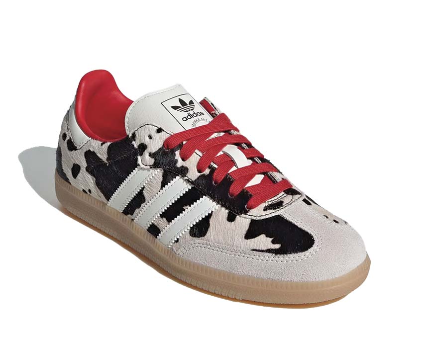 Adidas Samba OG W Cow Cloud White sole — classic flat gum outsole
