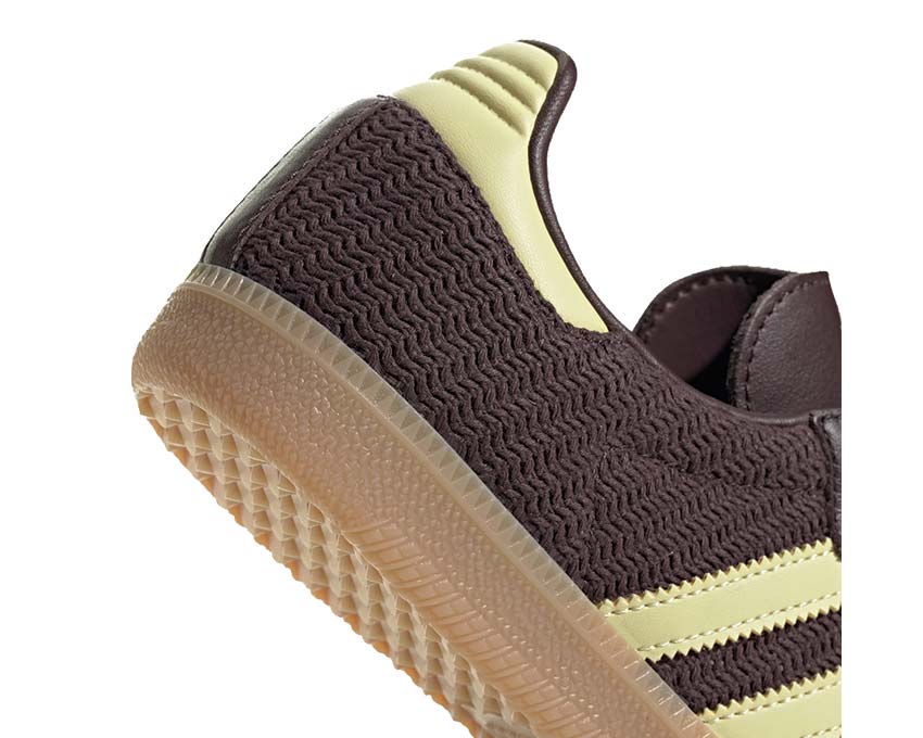 Adidas Samba OG Shadow Brown vista laterale — silhouette Samba classica
